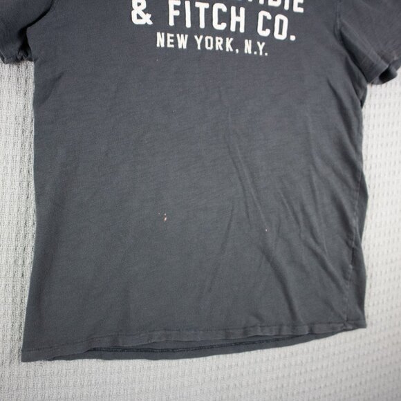 Abercrombie & Fitch Logo Tee Mens Medium - Picture 2 of 7